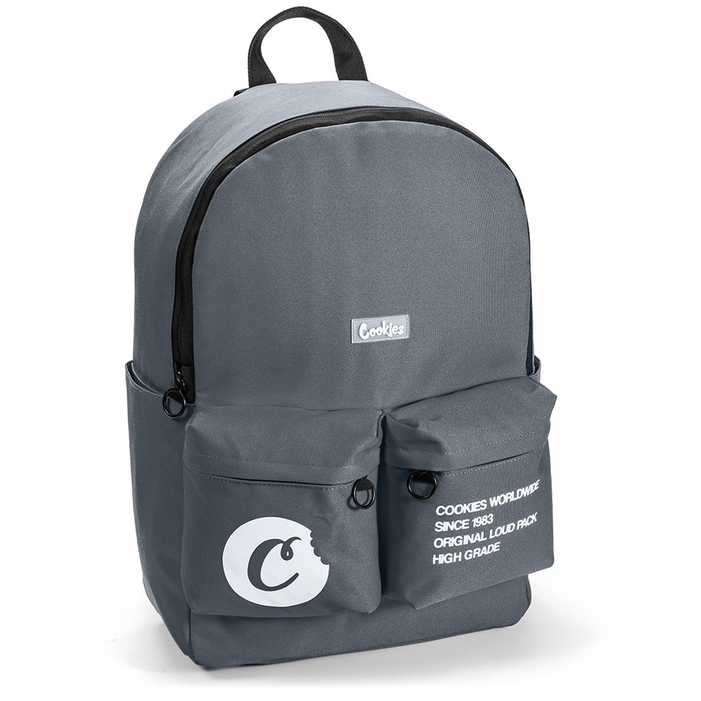 Cookies Orion Canvas Smell Proof Gray Backpack